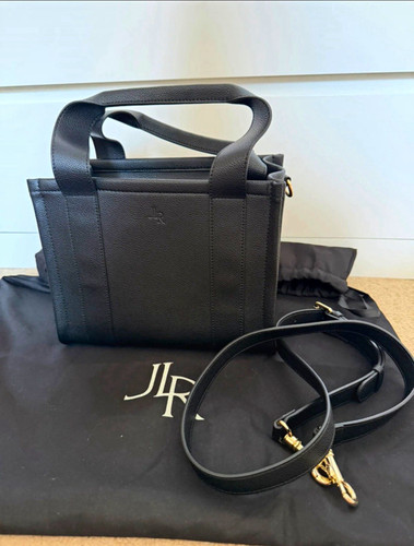 Jlr mini black leather tote - mini,