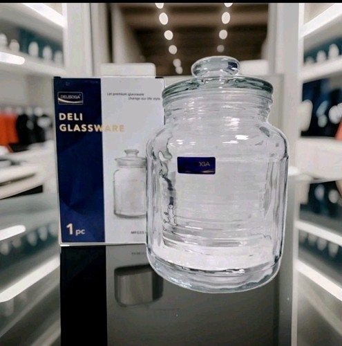 Biscotti jar lt glass - biscotti, 2.2