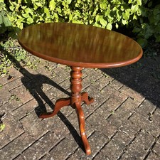 A Vintage Frank Hudson & Son Ltd Wine Table / Side Table Wooden Flip Top Rare