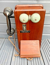 VINTAGE ERICSSON WOODEN CASED