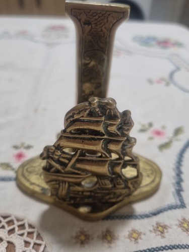 Brass letter rack holder - brass,