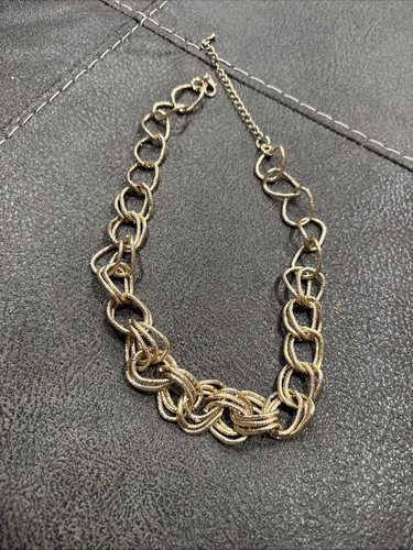 Woman gold plated necklace - gold,