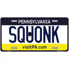 Squonk Pennsylvania Metal Sign
