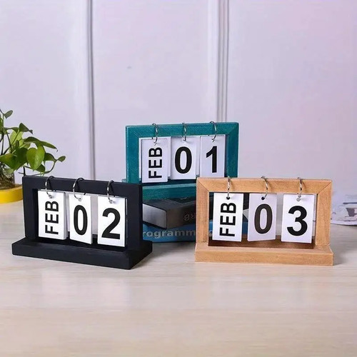 Wood perpetual flip - perpetual, calendar