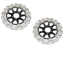 2 Front Brake Discs Rotors For