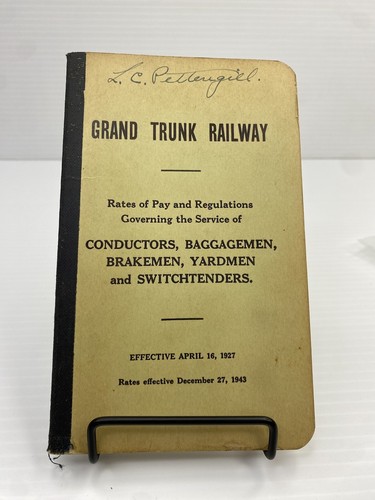 1943 grand trunk railway - trunk, rates
