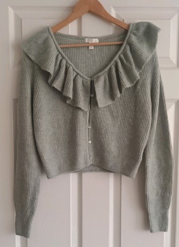 Ladies sage green ruffle - ladies,