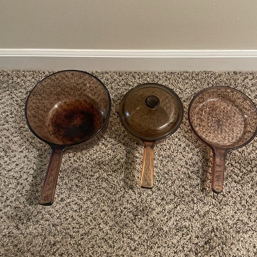 Vintage glass cookware - glass,