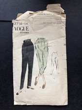 1952 Vogue Pattern For