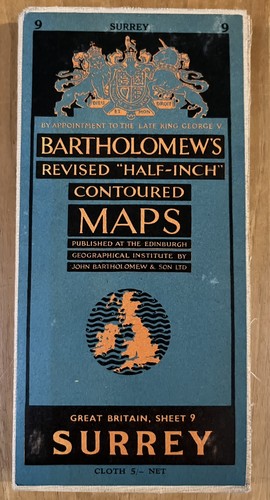 Vintage bartholomew half - bartholomew's,