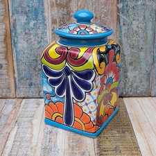 Mexican Talavera Storage Jar