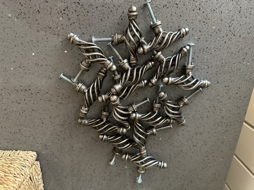 Metal cupboard door pulls - metal,