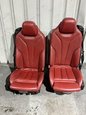 BMW 4 Series F33 F32 Complete set Red Leather Interior Seats Door Cards M Sport 