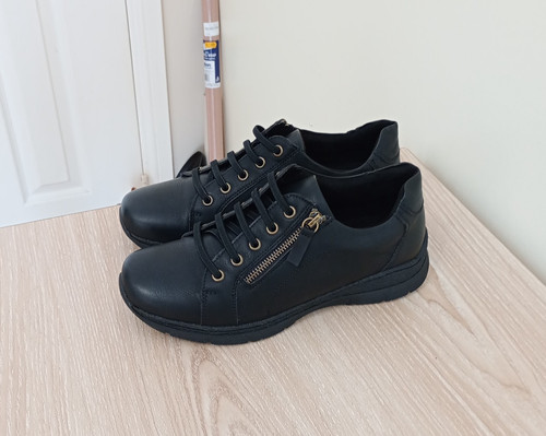Women pavers wide fit black - women`s,
