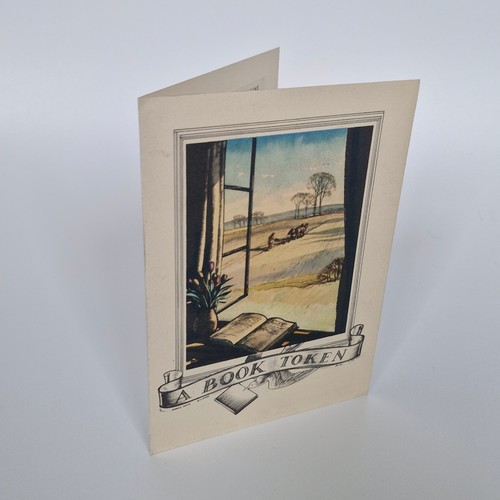 Vintage book token - vintage, &