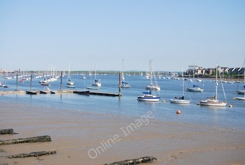 Photo 6x4 boats moored river - moored,,