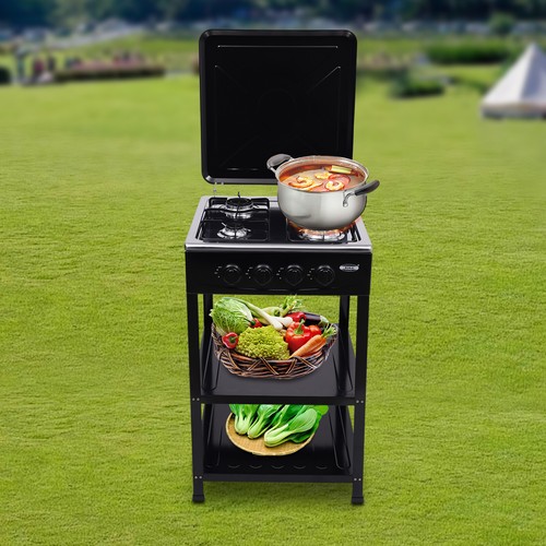 Four burner grill dual - four,