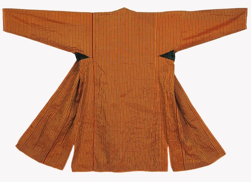 Turkmen antique silk chapan - turkmen,