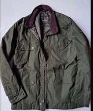 Barbour Tyne Waterproof Breathable Green Country Coat Jacket hunting fishing L