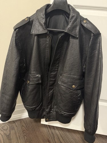 Italian vintage leather jacket - italian,