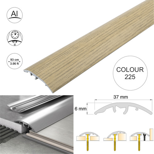 Aluminium threshold wood - aluminium,
