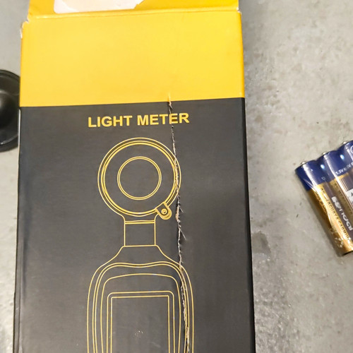 Handheld light meter - light,