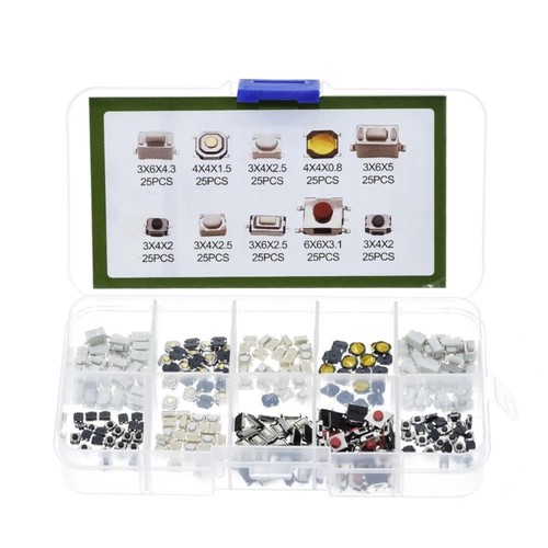 250pcs tactile push button - 250pcs,