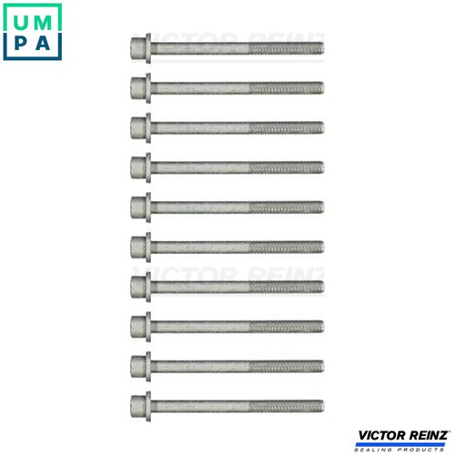 Cylinder head bolt set - head,