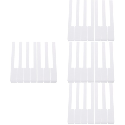 Reusable white piano key - piano,