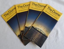Millennium Dome 1999/2000 4 Leaflets + 12 Peel able Stickers