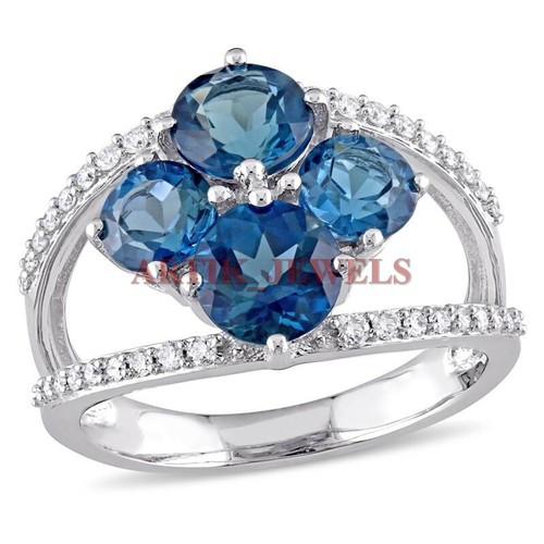 Natural blue topaz gemstone - natural,