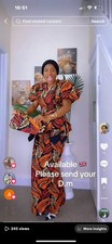 African ankara Bubu dress for women uk ,10,12,14,16,18