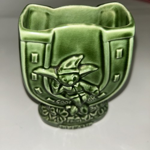 Sylvac green horseshoe good - sylvac,