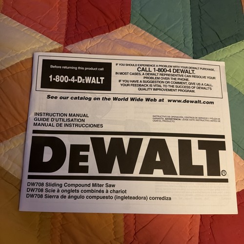 Dewalt dw708 sliding - dewalt,