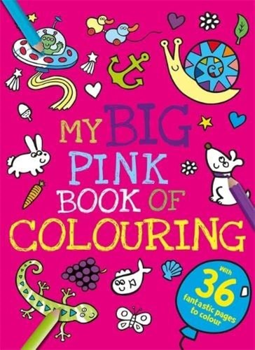 Big pink book colouring - my,