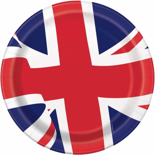 Union jack party plates great - union,