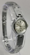 Vtg 1960s Excalibur 17 Jewels Hand Wound Mechanical Chrome Bracelet Ladies Watch