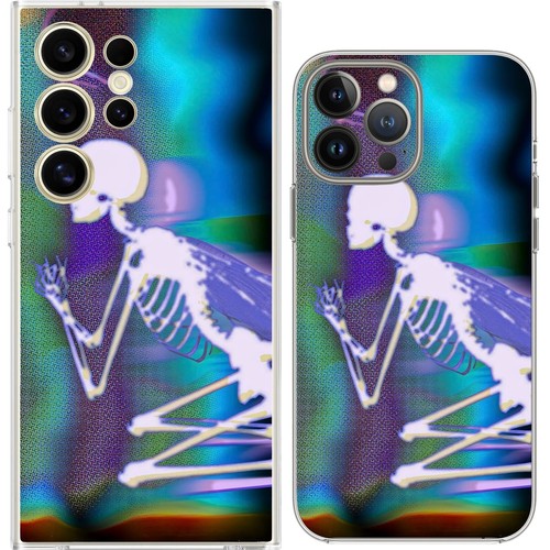 Skeleton eavesdropping peeping - eavesdropping,