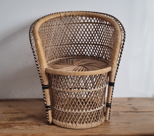 Fan cane chair vintage - cane,