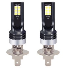 2PCS H1 LED Headlight Bulbs Conversion Kit High Low Beam  12V-24V 6000K