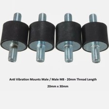 4PCS M8 Male / Male Anti