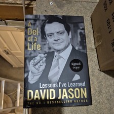 David Jason SIGNED Book - A