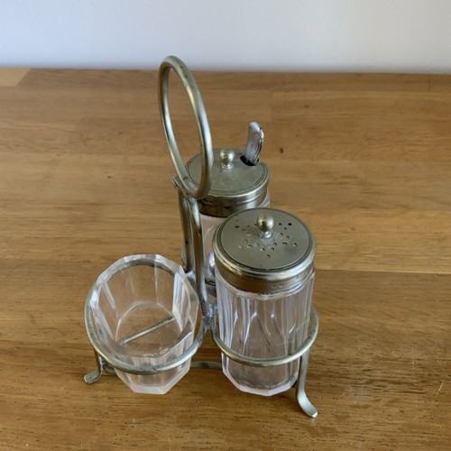 Vintage salt pepper - vintage, cruet
