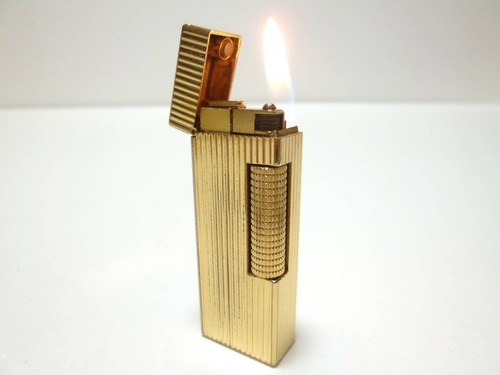 Dunhill rolla gas lighter - rolla, gold