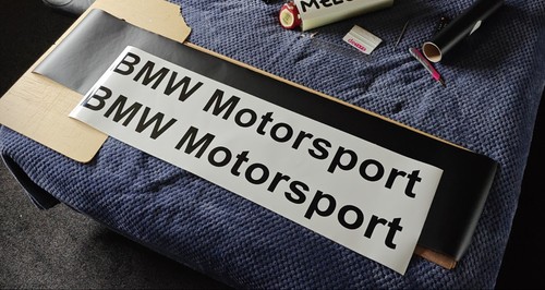 Bmw motorsport sunstrip - bmw, &
