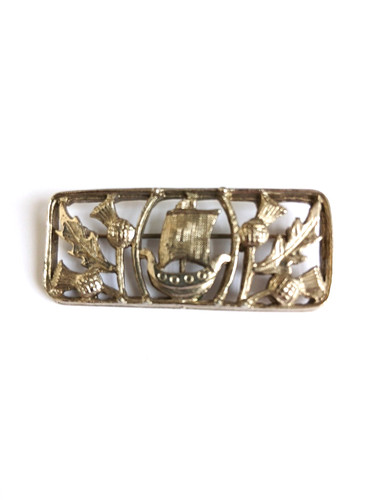 Vintage viking ship scottish - viking,