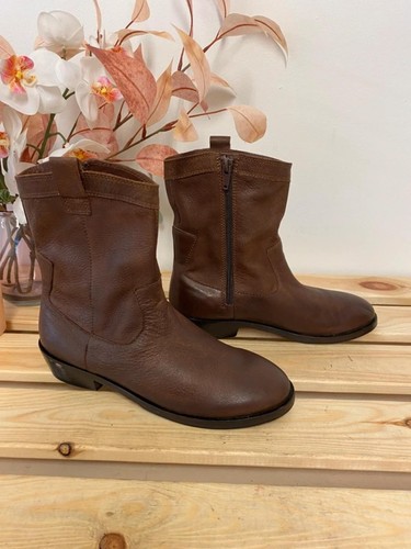 Women zara brown leather - women’s,