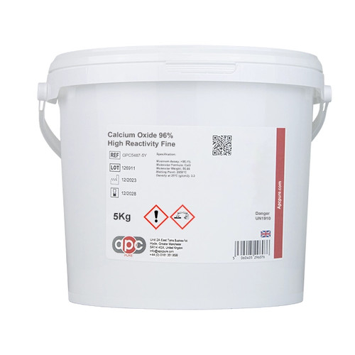 Calcium oxide high - oxide,