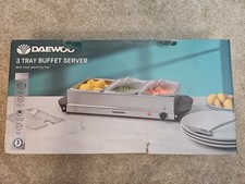 Daewoo SDA2736 1.5L Electric Buffet Server and Plate Warmer