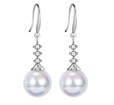 925 Sterling Silver Pearl Drop
